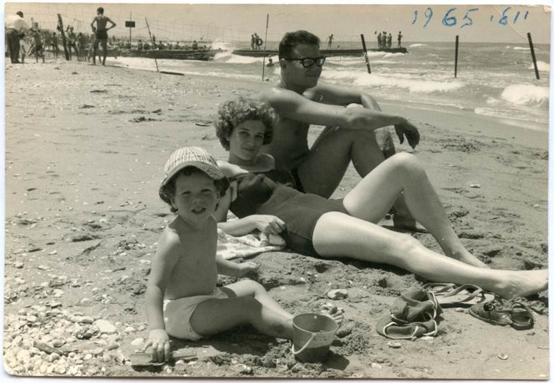 חוף בת גלים, 1965|צילום: באדיבות יהודית קציר