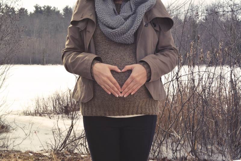 רקמות השומן פוגעות בפריון. אישה בהיריון|צילום: pixabay.com